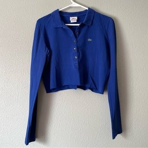 Lacoste Cropped Long Sleeve